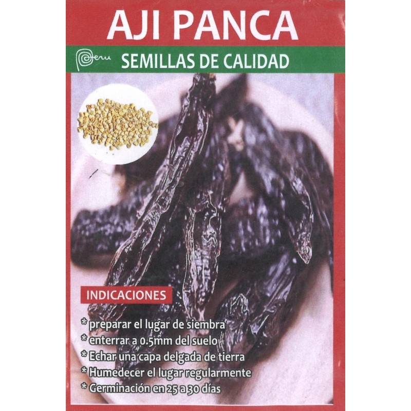 Graines d'Aji Panca (piment) du Pérou Graines d'Aji Panca (piment) du Pérou