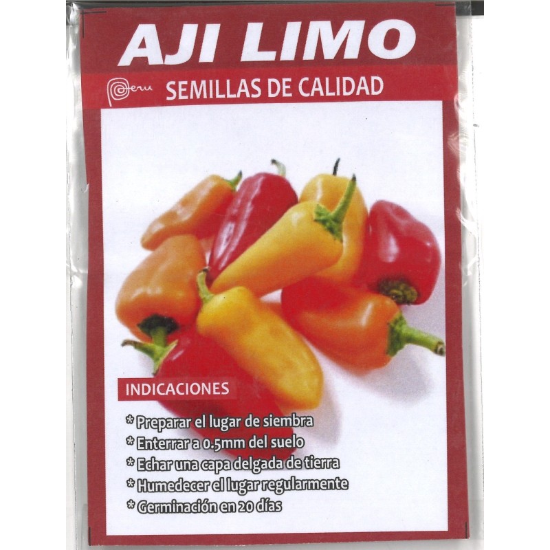 Graines d'Aji Limo (pigment) du Pérou