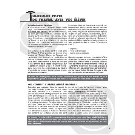 Fiches pédagogiques pdf Educo-Baobab : maternelle