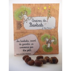 8 graines de baobab (Adansonia digitata) - Le Petit Prince